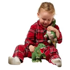 Knitted Dinosaurs - Pack Of 4 -Children Toy Shop Small knitted dinoasurs 2 egtVnr0j7U