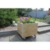 Square Planter On Wheels