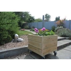 Square Planter On Wheels 7 Square Planter On Wheels -Children Toy Shop Square Planter on Castors 2 9i5z6kLTE