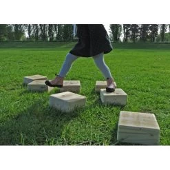 Outdoor Wooden Stepping Stones Pack Of 10 From Hope -Children Toy Shop Stepping Logs 2 BOVFn7mWg0