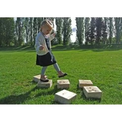 Outdoor Wooden Stepping Stones Pack Of 10 From Hope -Children Toy Shop Stepping Logs 3 QuRLh6xaaE