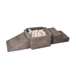 Soft Play Ball Pool Climbing Trail Set Of 3 Faux Suede From Hope -Children Toy Shop T4001 GREY SUEDE wFHUYsXUfU