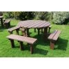 Olympic Recycled Plastic Adult Picnic Bench Brown