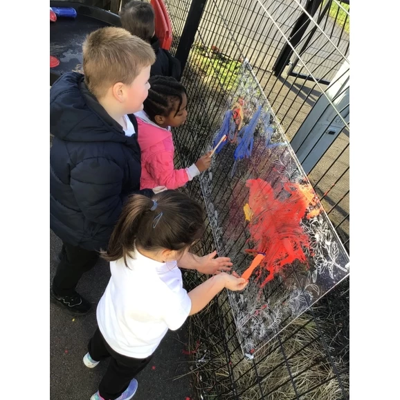 Outdoor Mark Making Easel From Hope Education 5 Outdoor Mark Making Easel From Hope Education - Image 5