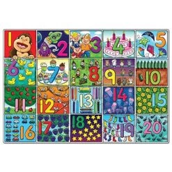 Orchard Toys Floor Jigsaws - Pack Of 4 -Children Toy Shop orchard toys big number jigsaw jigsaw XiSX9g GY0