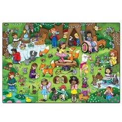 Orchard Toys Floor Jigsaws - Pack Of 4 -Children Toy Shop orchard toys woodland party jigsaw jPI102QmlE