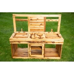 Outdoor Wooden Mud Kitchen