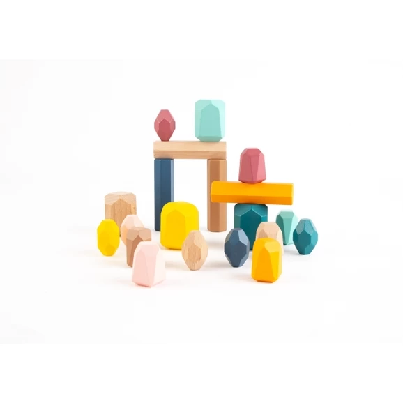 Wooden Stacking Stones Pack Of 20 From Hope 1 Wooden Stacking Stones Pack Of 20 From Hope